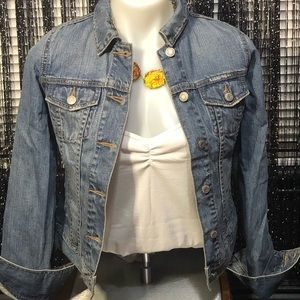 Old Navy ✨VINTAGE✨ Extra Small Denim Jean Jacket,